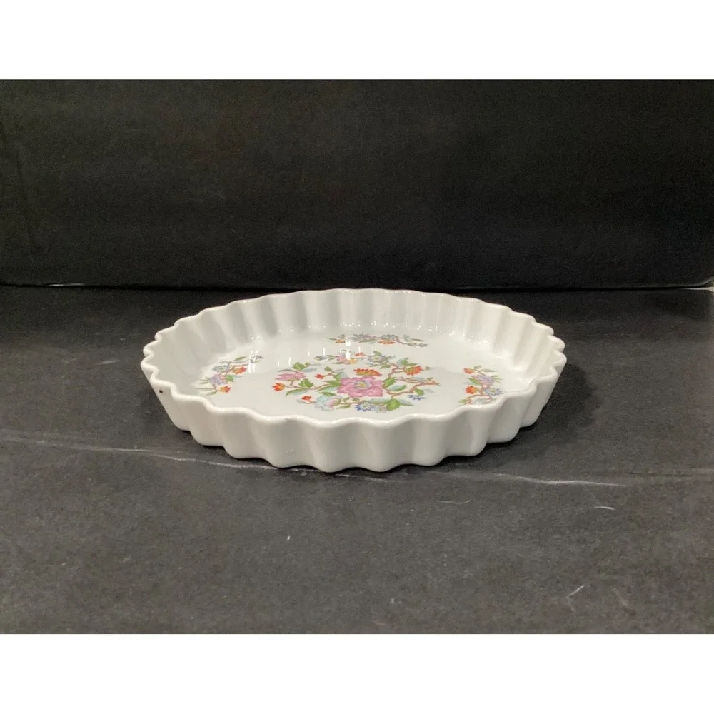 Dolphin Le Jardin Style Japanese Quiche Tart Pie Dish, 10